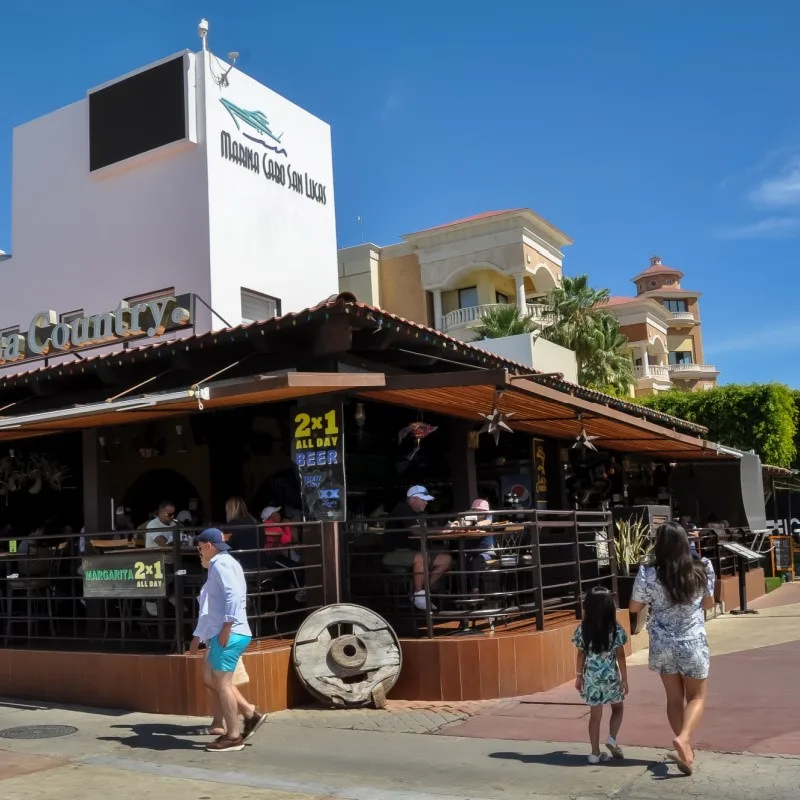 Tourists Walking in Cabo, los cabos