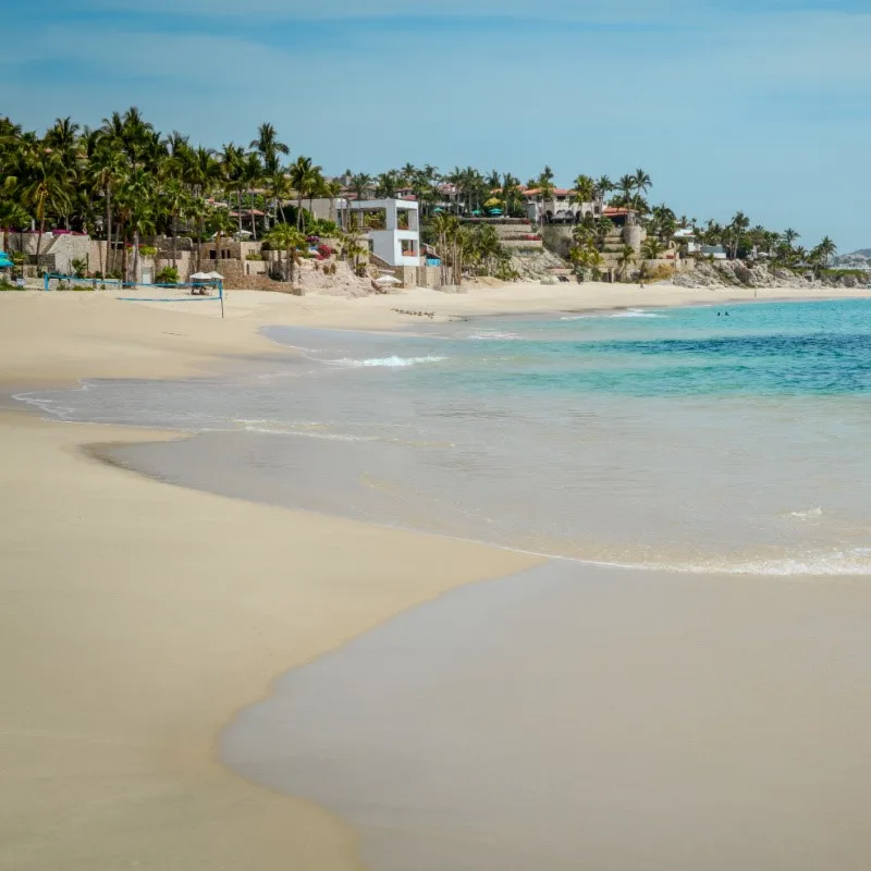 A deserted Chileno Beach in Los Cabos.