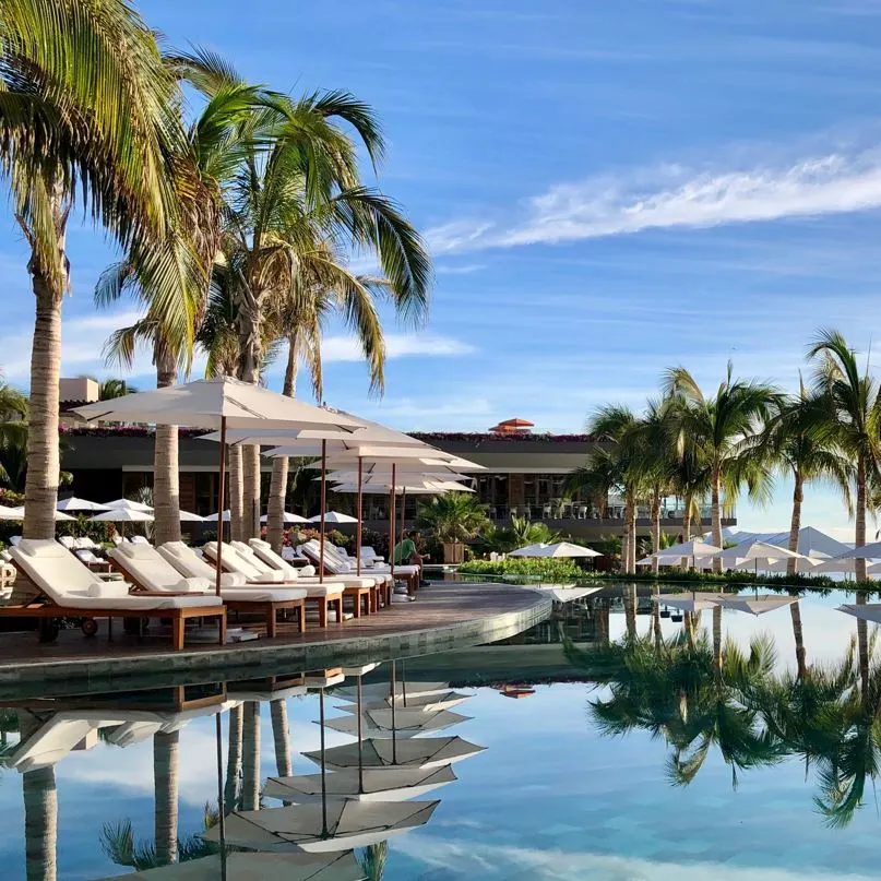 Grand Velas pool area in San Jose del Cabo