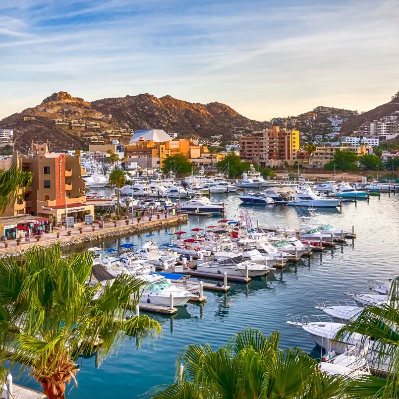 Quiet marina in Los Cabos