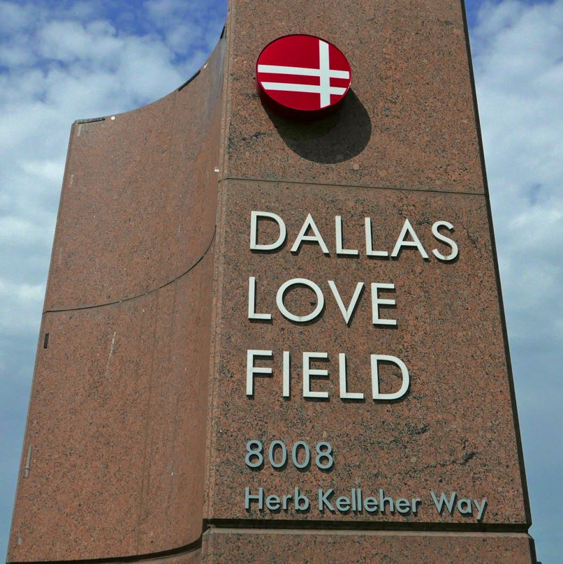 Dallas Love Field Airport Sign