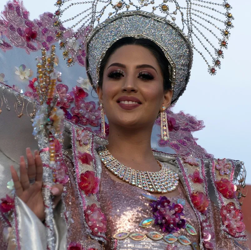 Female carnival performer