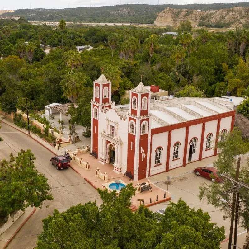 Small Town of Santiago in Baja California Sur Mexico, Los Cabos