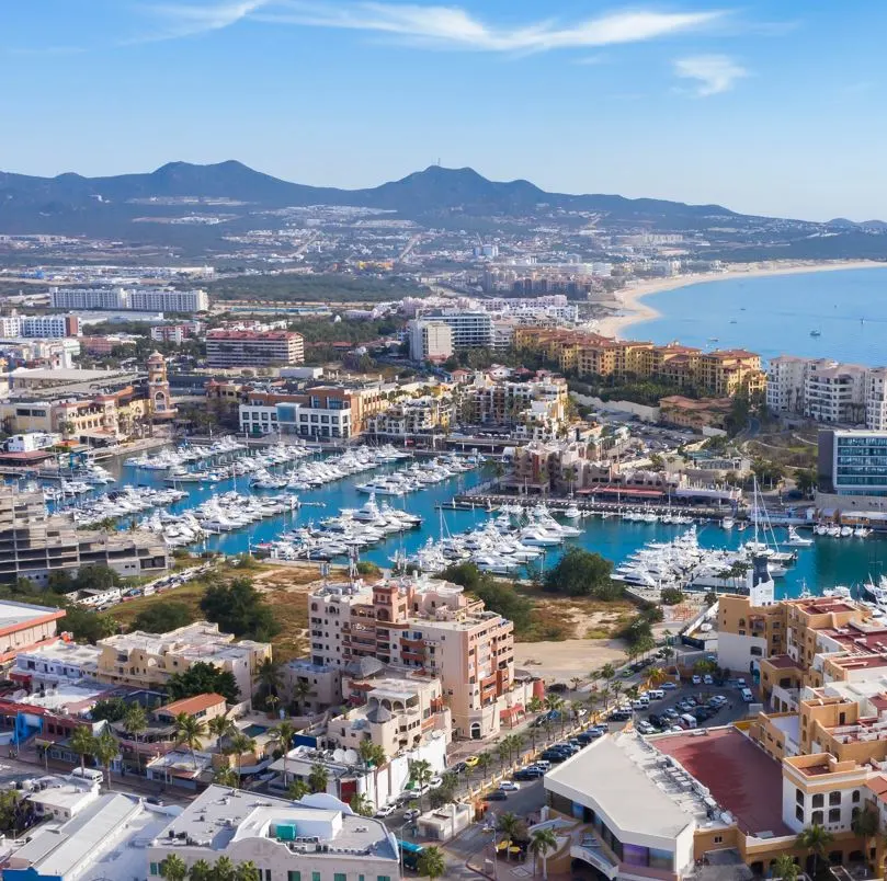 Aerial view of san jose del cabo