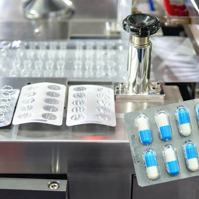Blue Pills Being Investigated In A Lab