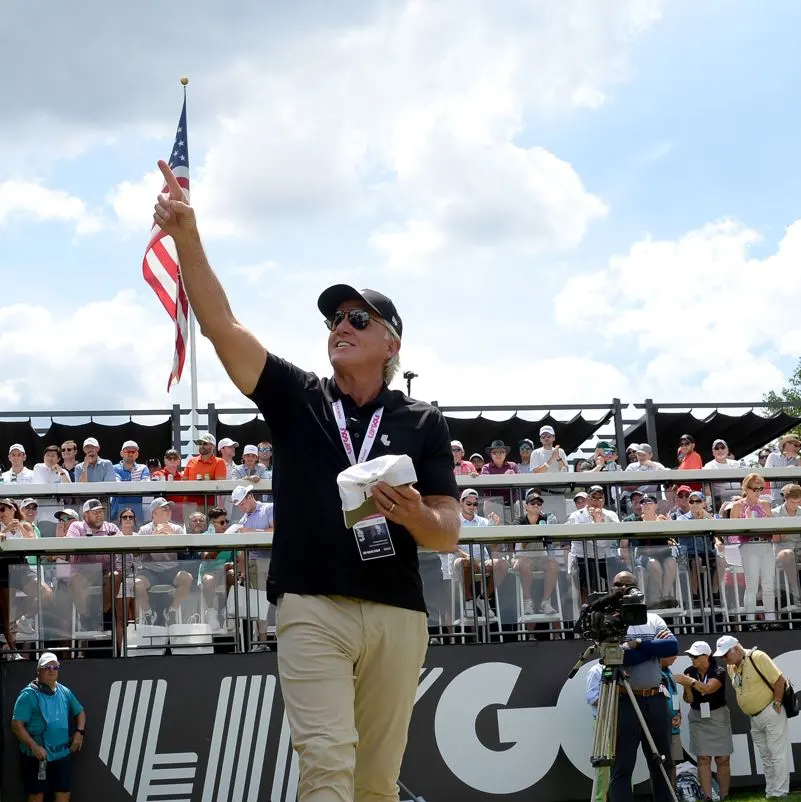 Greg Norman At A LIV Golf Tour Event