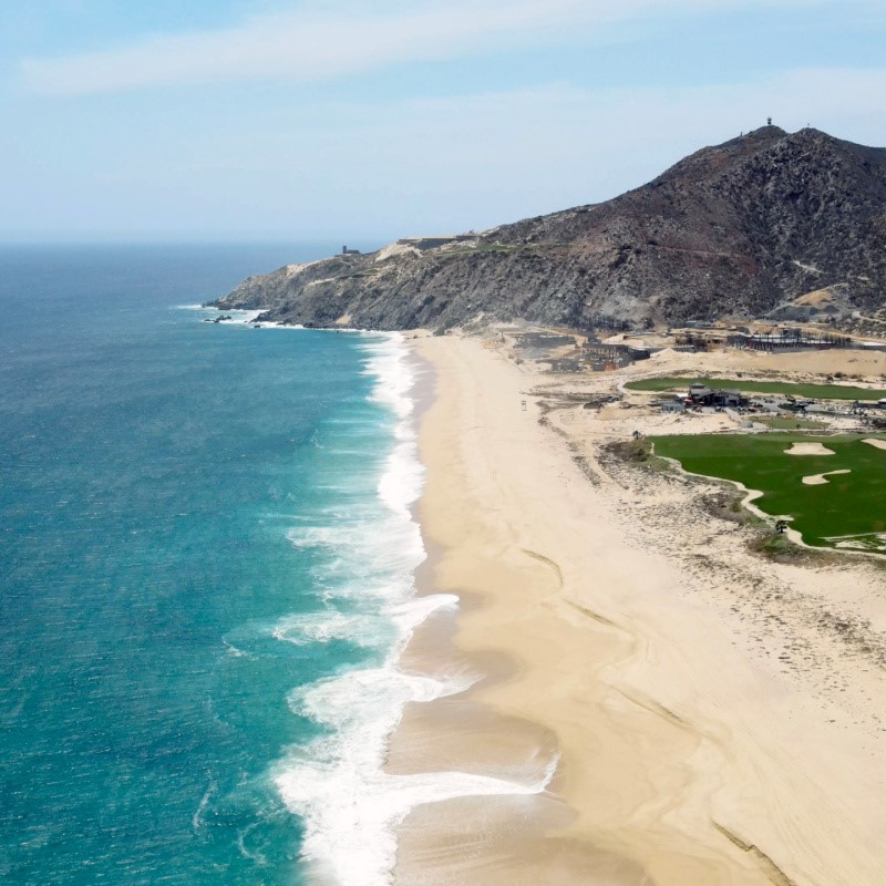 Beautiful View of the Coastline in Los Cabos, Baja California Sur