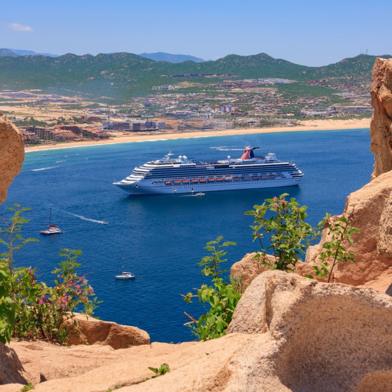 Cruise Ship Anchored in Cabo San Lucas