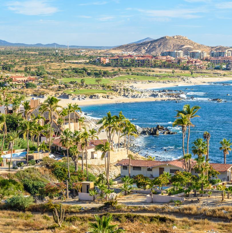 Aerial view of san jose del cabo