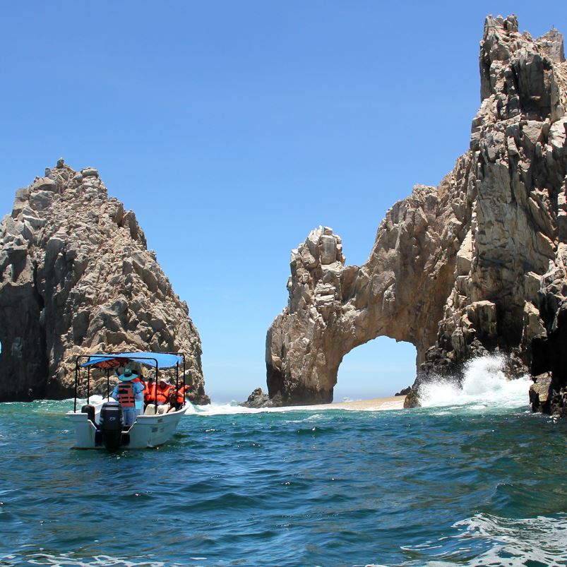 Boat Ride Out To The Los Cabos Arch