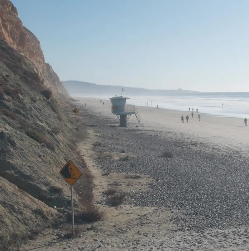 Beach With A Cliff Overlooking It Similiar To One At Cabo Bello