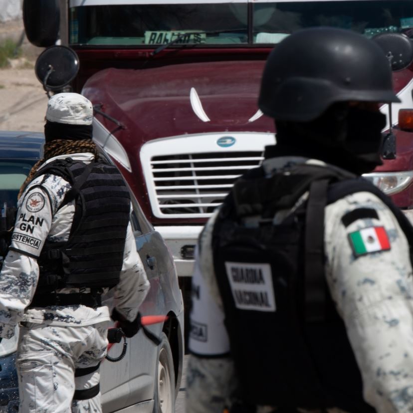 National Guard traffic stop in Mexico