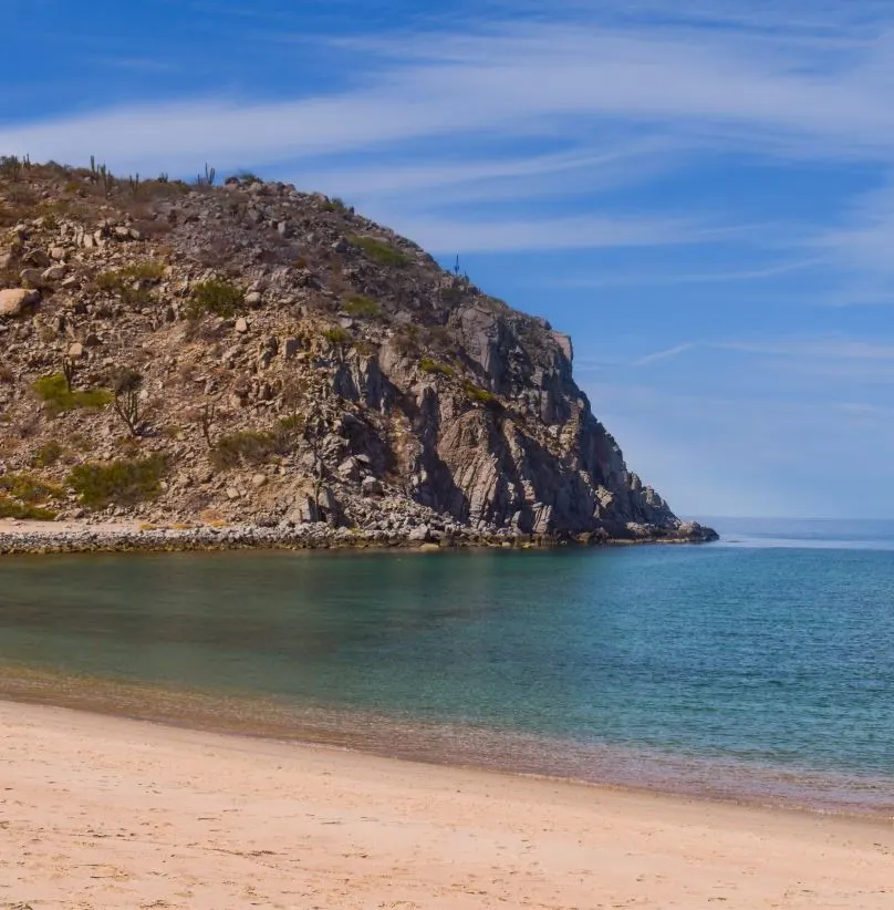 El Saltito Beach in La Paz