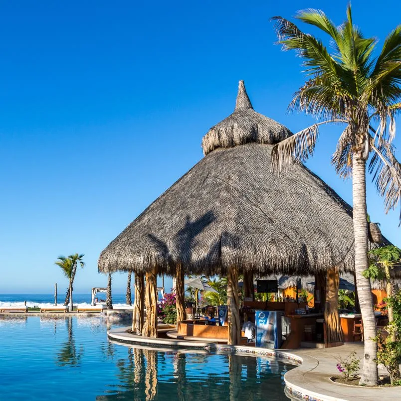 Pool Area At A Cabo Resort