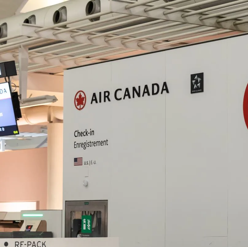 Air Canada Check-In Area