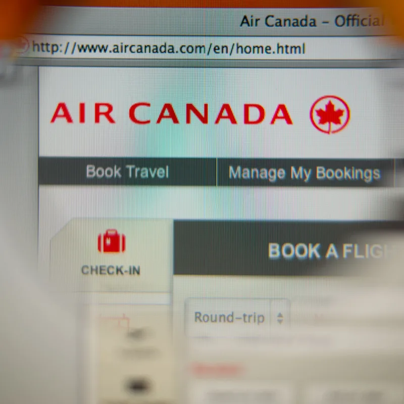 Air Canada Website