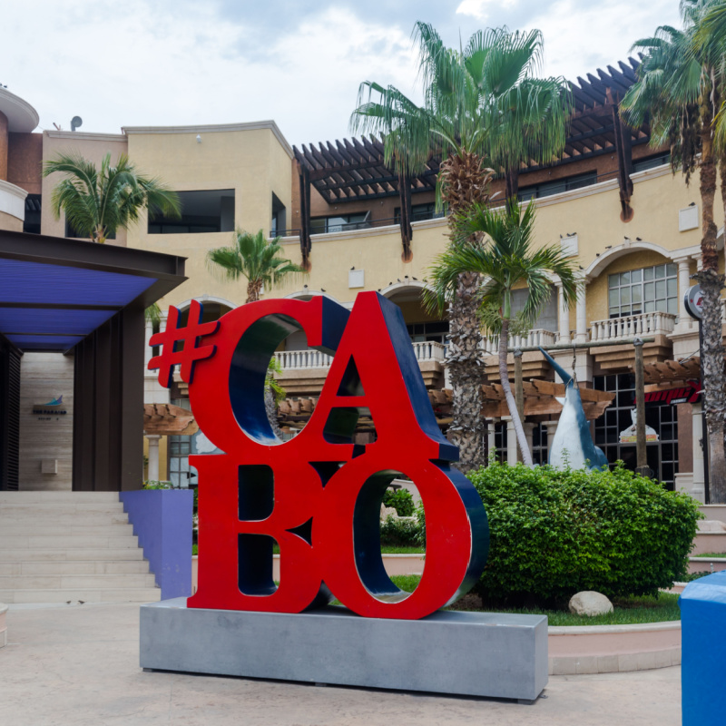 Cabo Sign At A Local Shopping Center