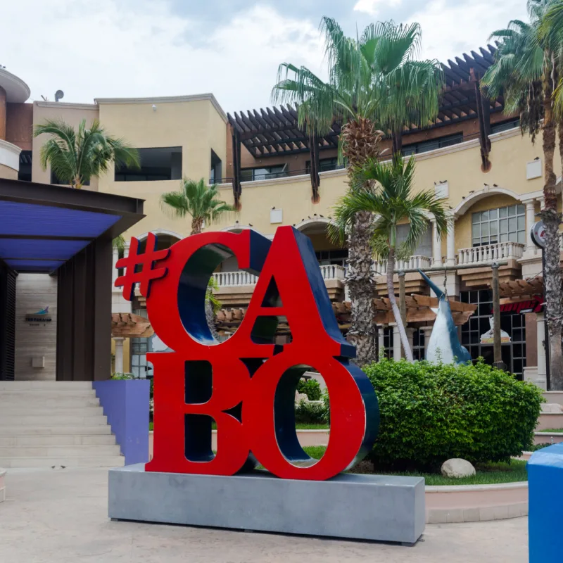 Cabo Sign At A Local Shopping Center