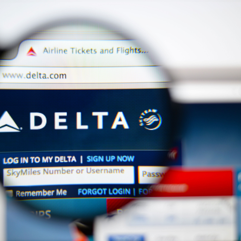 Delta Airlines Website