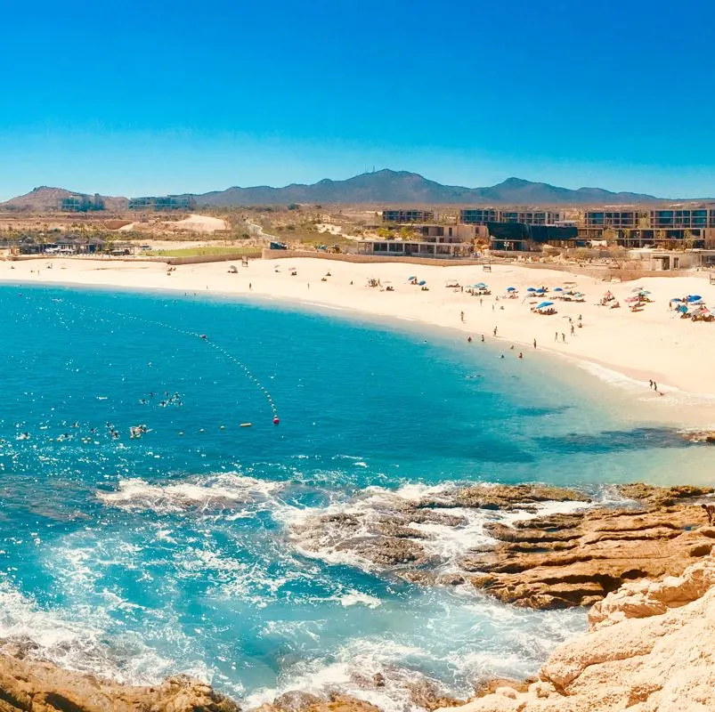 A Los Cabos beach on a sunny day
