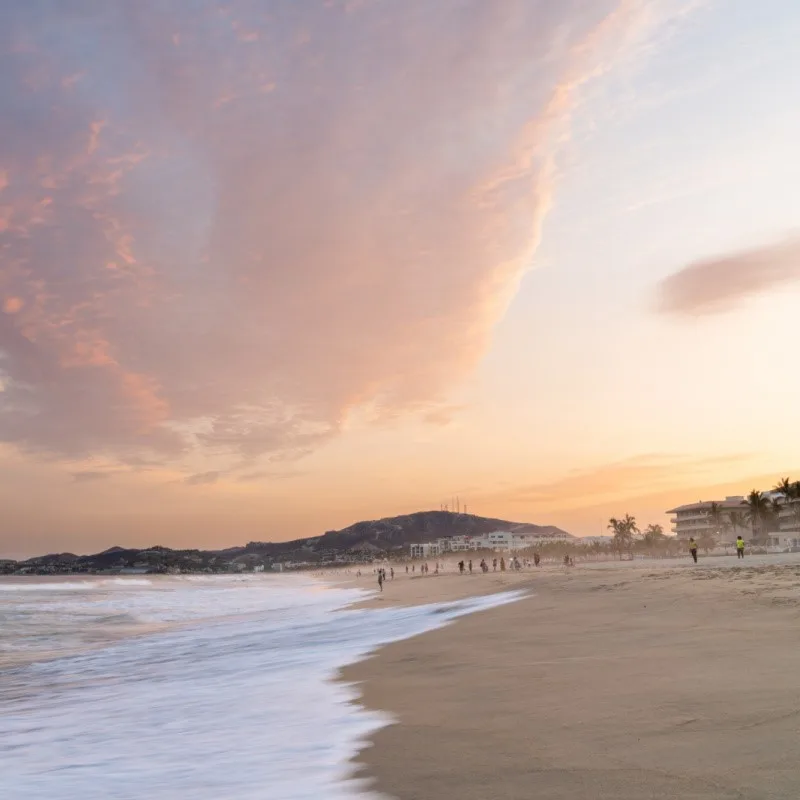 Beautiful Los Cabos Beach at Sunset