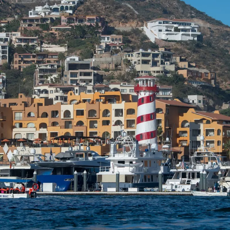 View of a Cabo San Lucas Resort from the Sea