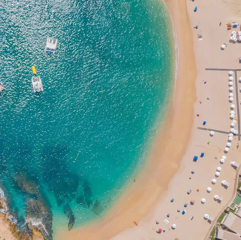 Aerial view of los cabos