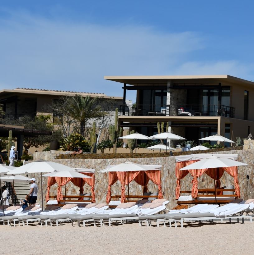 A beach resort in Los Cabos
