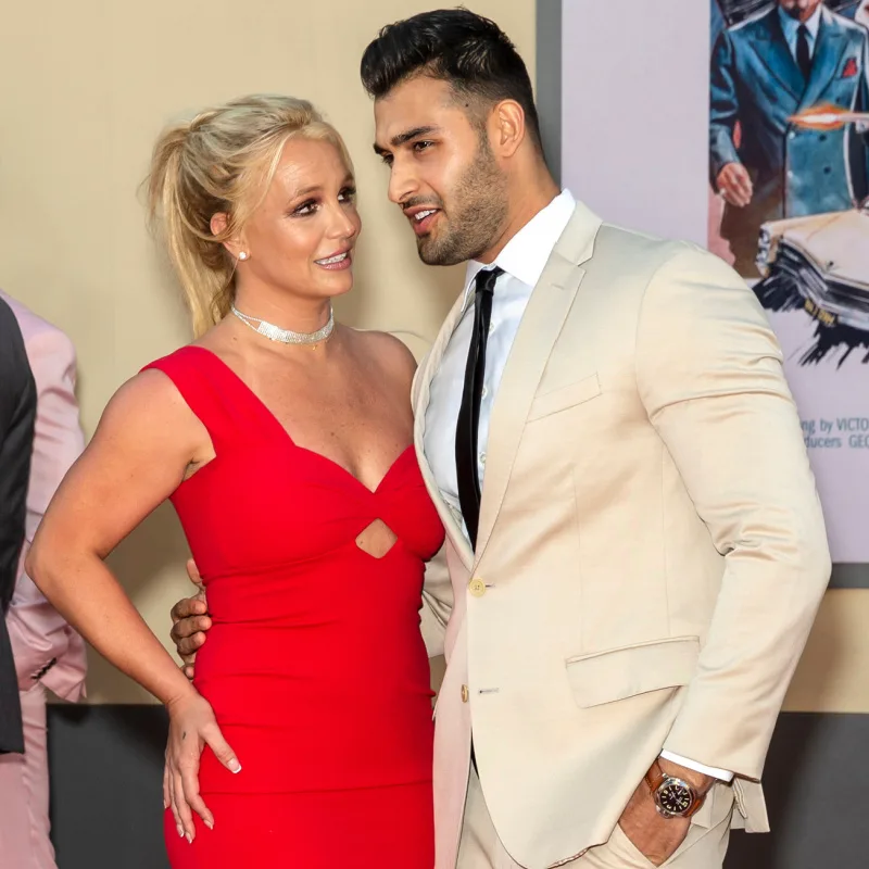 Britney Spears and Husband Sam Asghari at TCL Theater in Hollywood, CA
