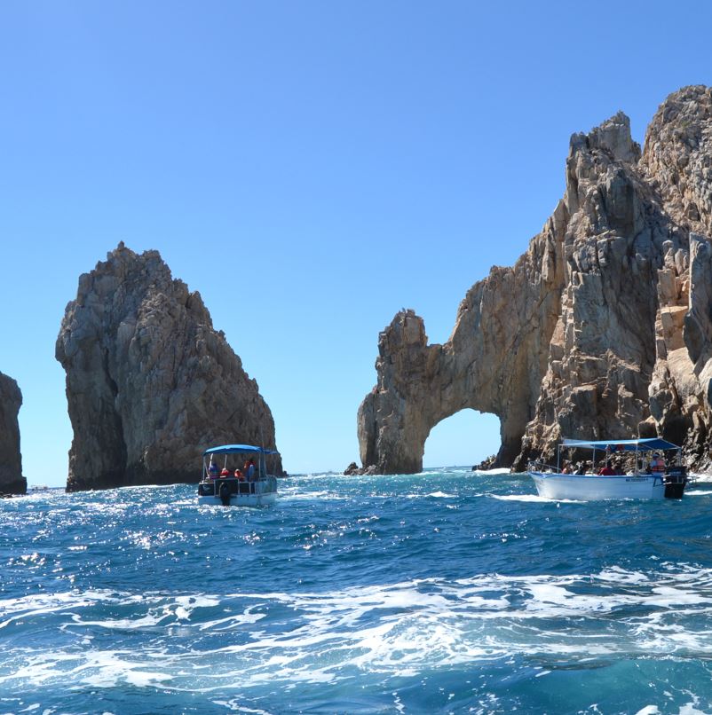 Boats In The Los Cabos Arch