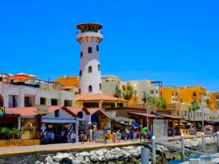 Shopping Area Cabo San Lucas Mexico Pacific Ocean Lighthouse