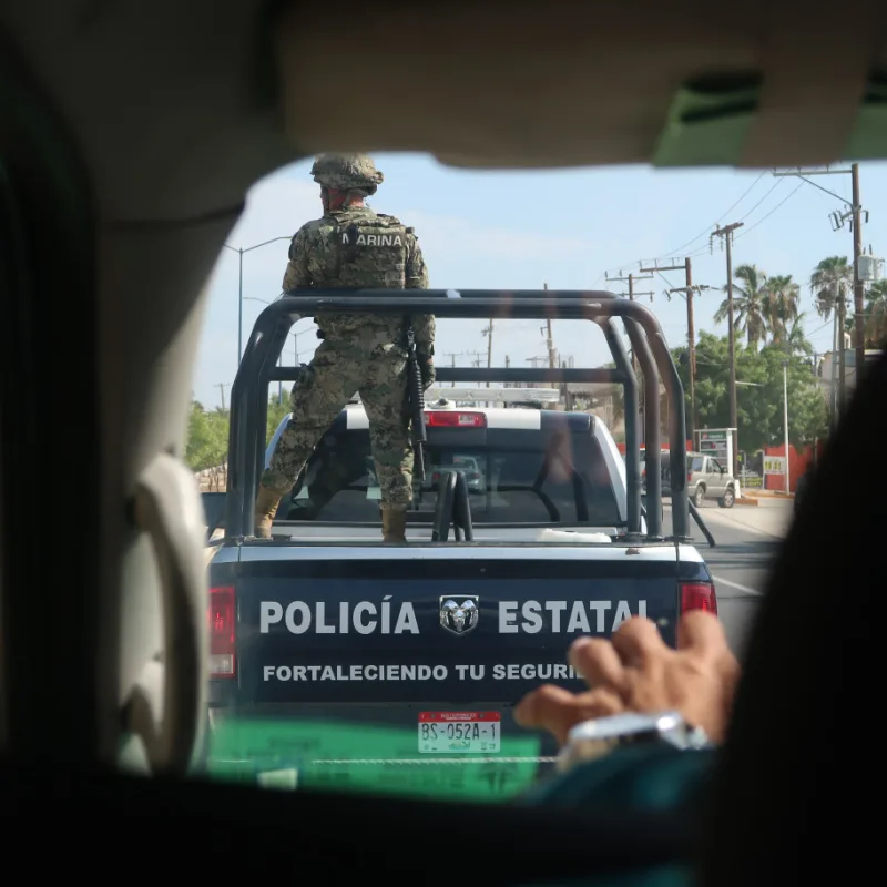 Los Cabos Police Patrolling the Streets of San Jose del Cabo, Mexico