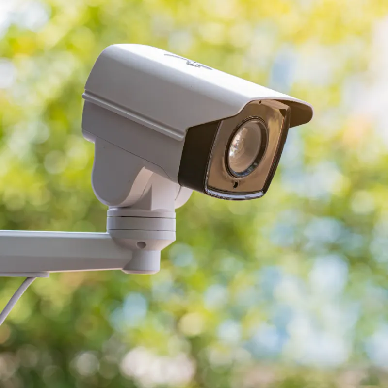 Security Camera Monitoring a Neighborhood