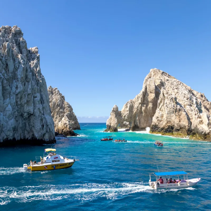 View of Land's End in Los Cabos in the Fall in September