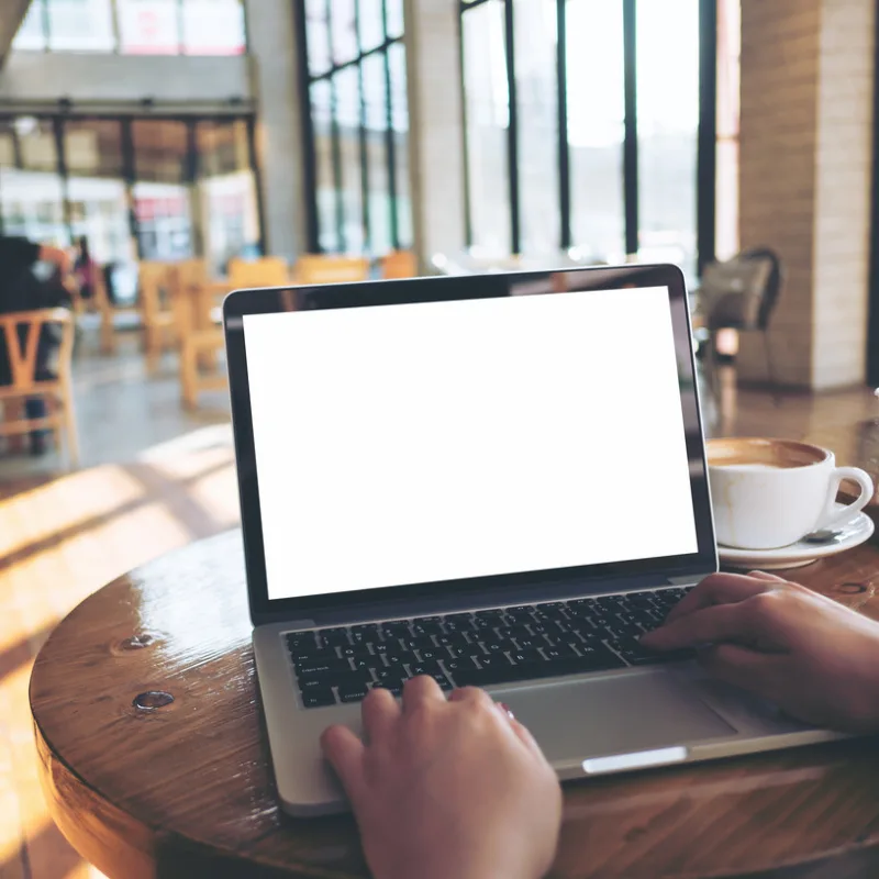 laptop and coffee