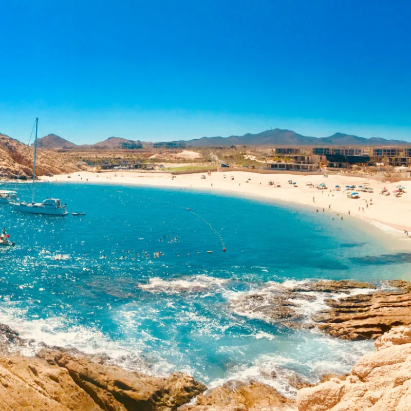 santa maria beach in cabo