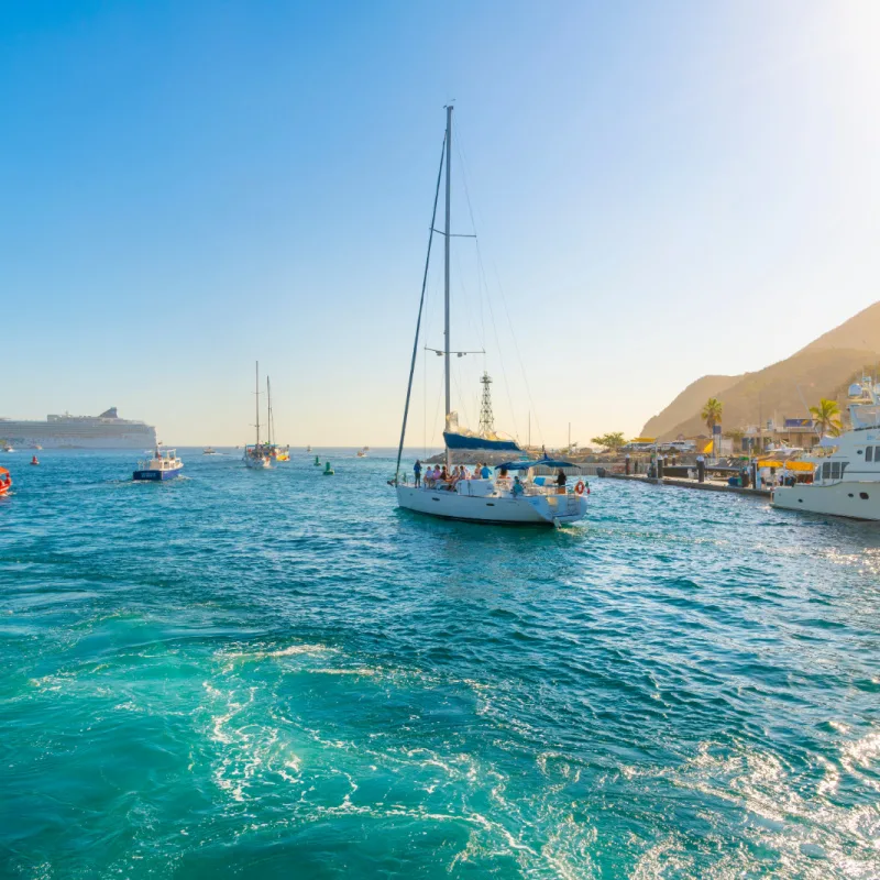 Boats in Los Cabos