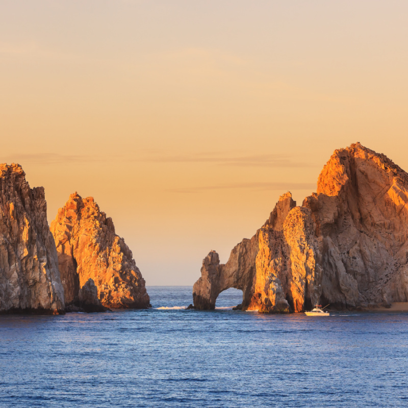 Sunrise at the Cabo San Lucas Arch