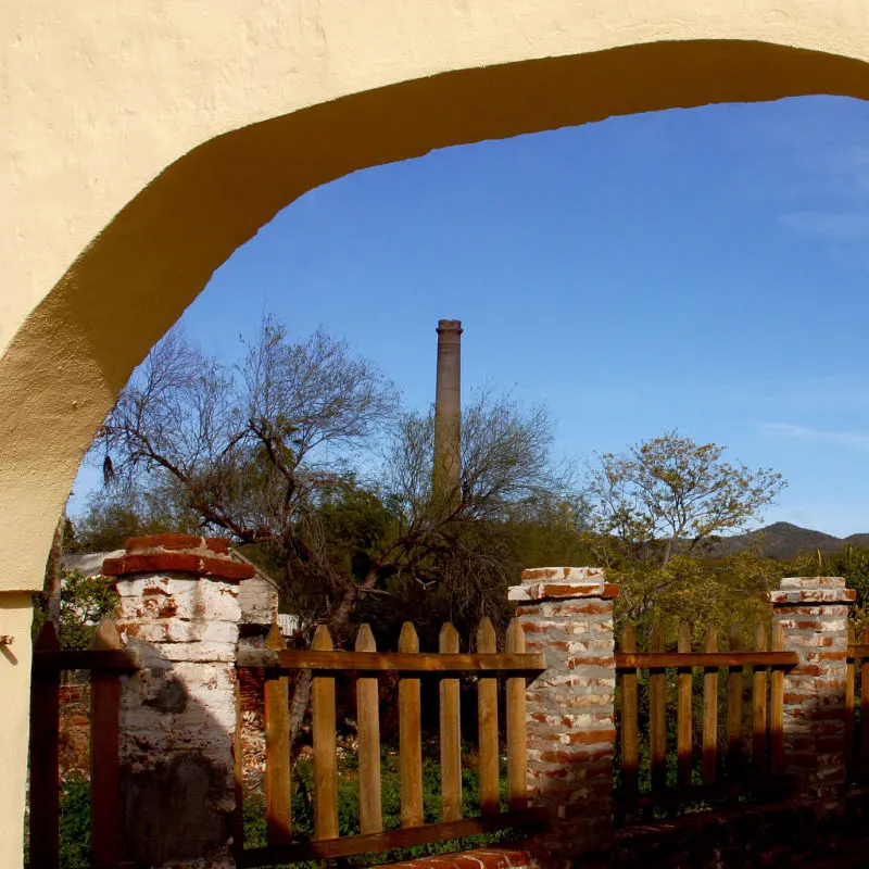 Triunfo Village. Old town in Baja California Sur, Mexico