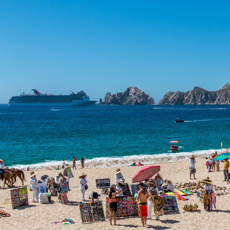 View of beach in los cabos