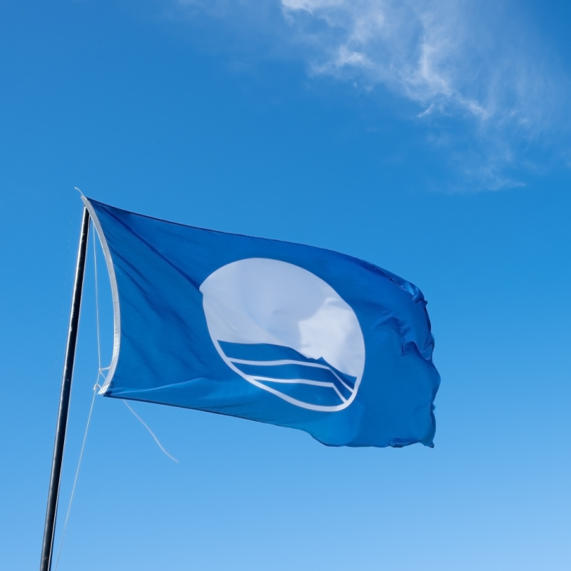 Blue Flag Beach Flag