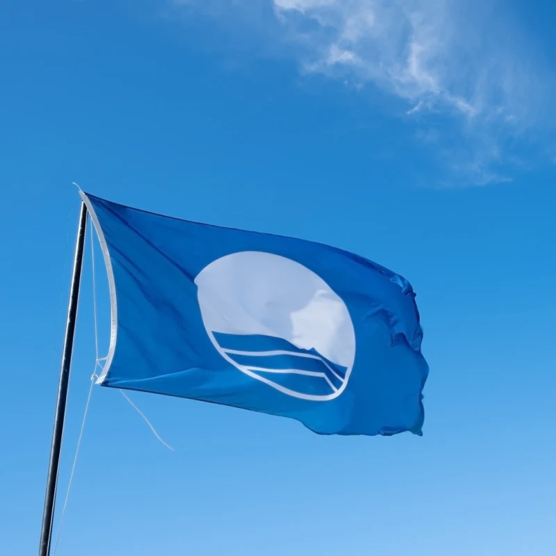 Blue Flag Beach Flag