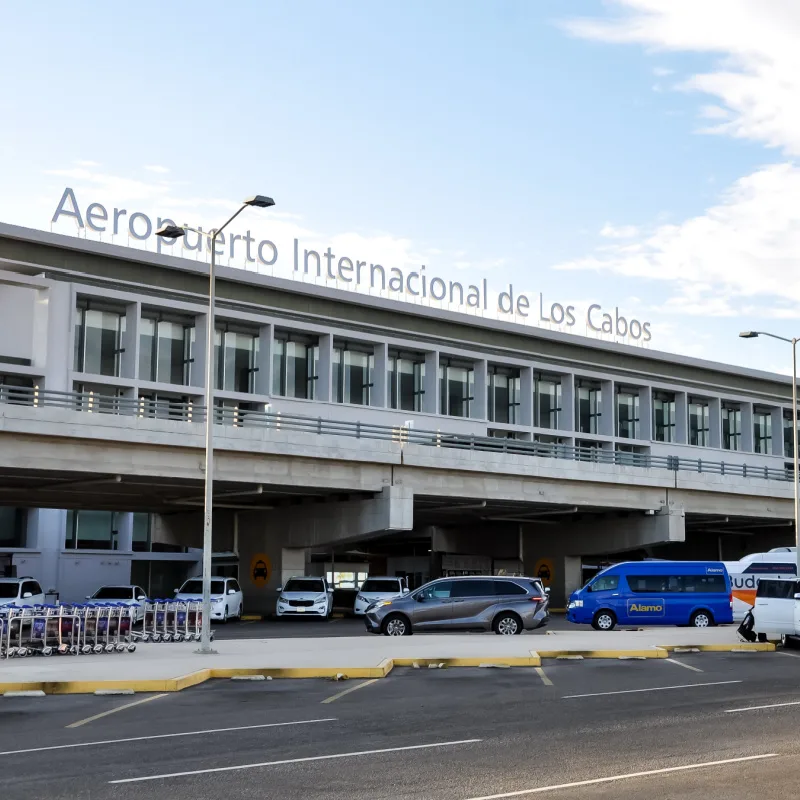 exterior of cabo airport