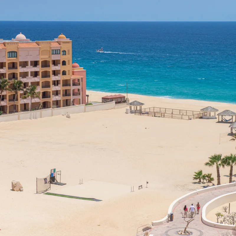 hotel on pristine beach in los cabos