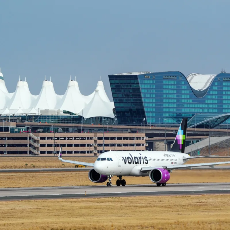 volaris plane at denver airport