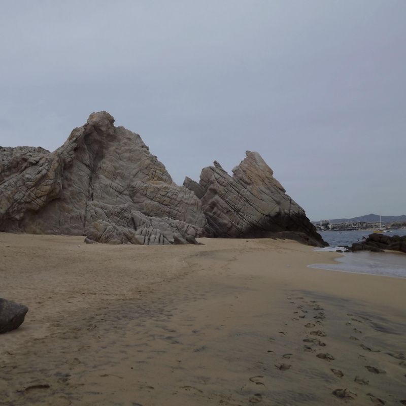 Rocks on beach in Cabo San Lucas