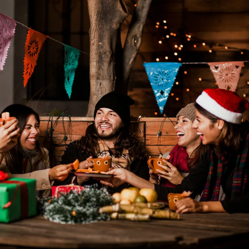 people celebrating christmas in mexico