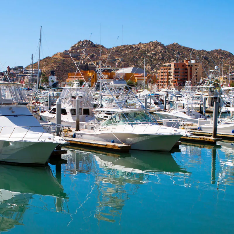 Harbour of Cabo San Lucas with Boats