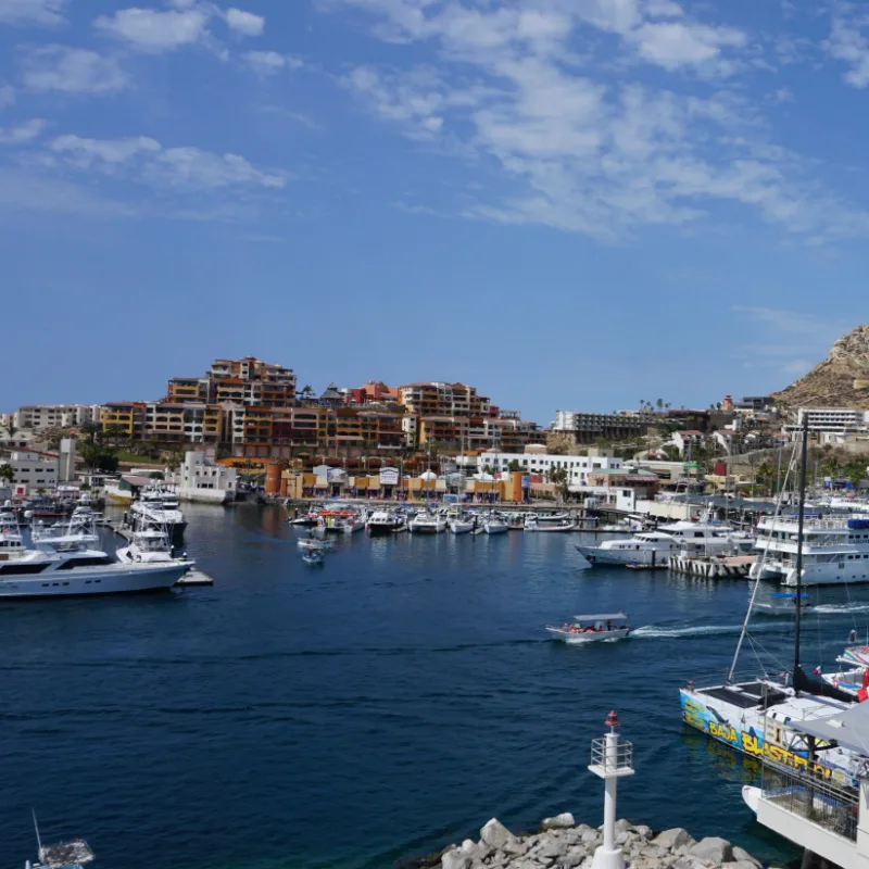 Boats in the Marina of Cabo San Lucas, Mexico