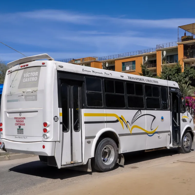 Public Transportation Bus in Los Cabos, Mexico